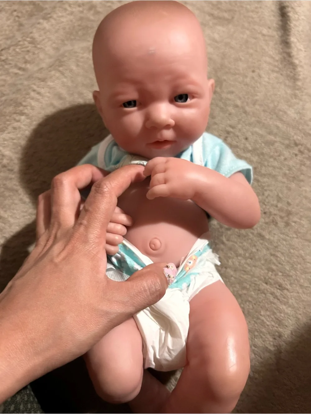 Baby Doll in Light Blue Outfit - Kids Accessories